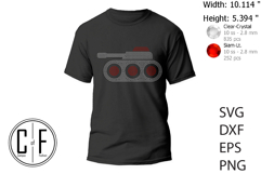 Armored Tanker Rhinestone Template Product Image 2
