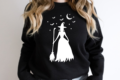 Halloween Svg Witch Svg Flying Witch Svg Product Image 4