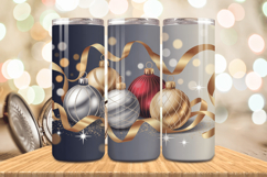 Festive Happy New Year Tumbler Wrap 2026: 20oz Skinny Tumble Product Image 1