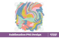 Retro Background Png Fluid Marble Paper Sublimation Splash Product Image 1
