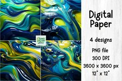 Abstract Digital Paper | 3D PNG Background | Wall | Tumbler Product Image 1