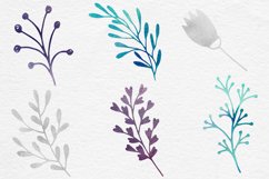 Silver Foil And Watercolor Botanical Product Image 5