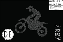 Motorcycle Racer Rhinestone Template Product Image 1