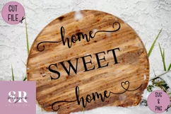 Home sweet home decal| Vinyl cutting | Home sweet home Product Image 9