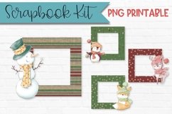 Christmas Characters Scrapbook Frames Squares Product Image 1