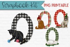 Christmas Cats Scrapbook Frames Ovals Product Image 1
