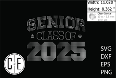 Senior Class Of 2025 Rhinestone Template Product Image 1
