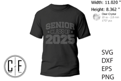Senior Class Of 2025 Rhinestone Template Product Image 2