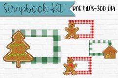 Gingerbread Scrapbook Frames Rectangle Product Image 1