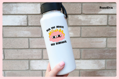 Funny Student Life Saying SVG | Ask Me About My Burnout Product Image 3