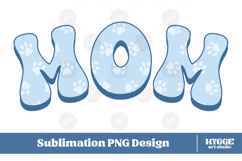 American Mom 4th of July USA Cat Dog Paw DTF Sublimation Product Image 1