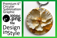 Spring Symphony: 3D Floral Round Designs Design PNG Product Image 1