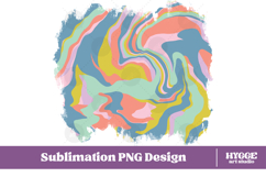 Retro Background Png Fluid Marble Paper Sublimation Splash Product Image 1