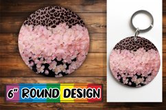 Radiant Blossom Paradise Sublimation : Keychain, Coaster Product Image 1