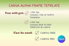 Purr &amp; Paw Canva Alphabet Frame Product Image 4