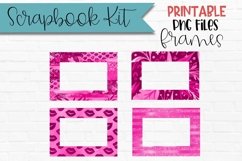 Valentine Patterns Scrapbook Frames Rectangle Product Image 1