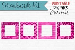 Valentine Patterns Scrapbook Frames Square Product Image 1