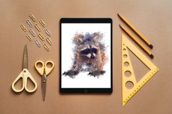 Watercolor animals printables in 7 different formats Pack 07 Product Image 5