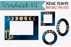 Capricorn Zodiac Scrapbook Frames Product Image 1