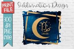 Capricorn Zodiac Sublimation Design Product Image 1