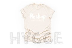 Tshirt Mockup Bella Canvas 3001 Soft Cream Tshirt Mockup Product Image 1