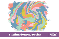 Retro Background Png Fluid Marble Paper Sublimation Splash Product Image 1