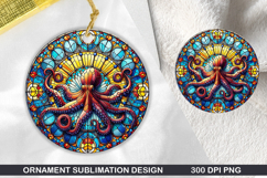 Animals Stained Glass Ornament Bundle, 30 High-Quality PNG Product Image 7