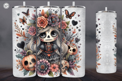 4 Zombie Doll Tumbler Wrap Sublimations, 20 oz Product Image 3