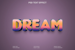 Colorful 3D Bubble Text Effect Graphic Design Product Image 1