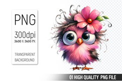 Cute Chicken, Animal Sublimation Clipart PNG Product Image 1