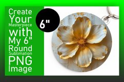 Garden Paradise: Sublimated Round Designs Art PNG Product Image 1