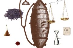 Digital Scrapbooking Kit - Vintage Chemistry Product Image 2