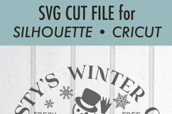 Frosty's Winter Cafe - Christmas - Snowman - SVG DXF Files Product Image 3