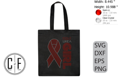 Cancer Awareness Rhinestone Template Product Image 2
