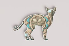Cat Laser Cut File - Sphynx Cat Product Image 1