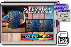 Glitzy Glitter &amp; Blossom Bouquet Mug Sleeves 15oz 11oz Product Image 1