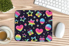 Happy New Year PNG Mouse Pad,Festive New Year's Eve 2026 PNG Product Image 1