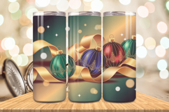 Festive Happy New Year Tumbler Wrap 2026: 20oz Skinny Tumble Product Image 1