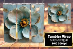 Garden of Beauty: Sublimated Tumbler Art Product Image 1