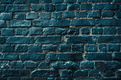 Blue Brick Wall Background Wallpaper Product Image 1