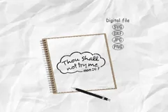 Thou shall not try me Svg, Mom Mood Svg, Mom Svg, Mom Life Product Image 1