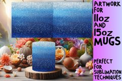 Sparkling Leopard Floral Mug Sublimation Product Image 1