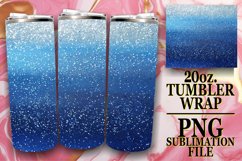 Glitzy Flower Leopard Tumbler Design: Sublimation - 20oz Product Image 1