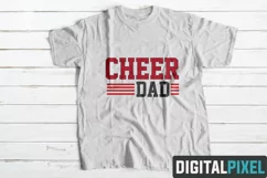 Cheer Dad SVG Cheerleader SVG PNG DXF Circut Cut Silhouette Product Image 2