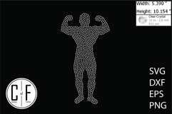 Body Builder Rhinestone Template Product Image 1