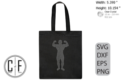 Body Builder Rhinestone Template Product Image 3