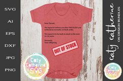 Dear Parents The Sleep You Ordered Is Out Of Stock SVG Product Image 1