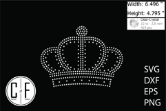 Crown Rhinestone Template Product Image 1