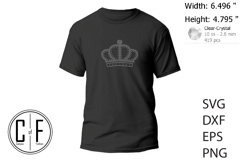 Crown Rhinestone Template Product Image 2