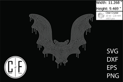 Bat Rhinestone Template Product Image 1